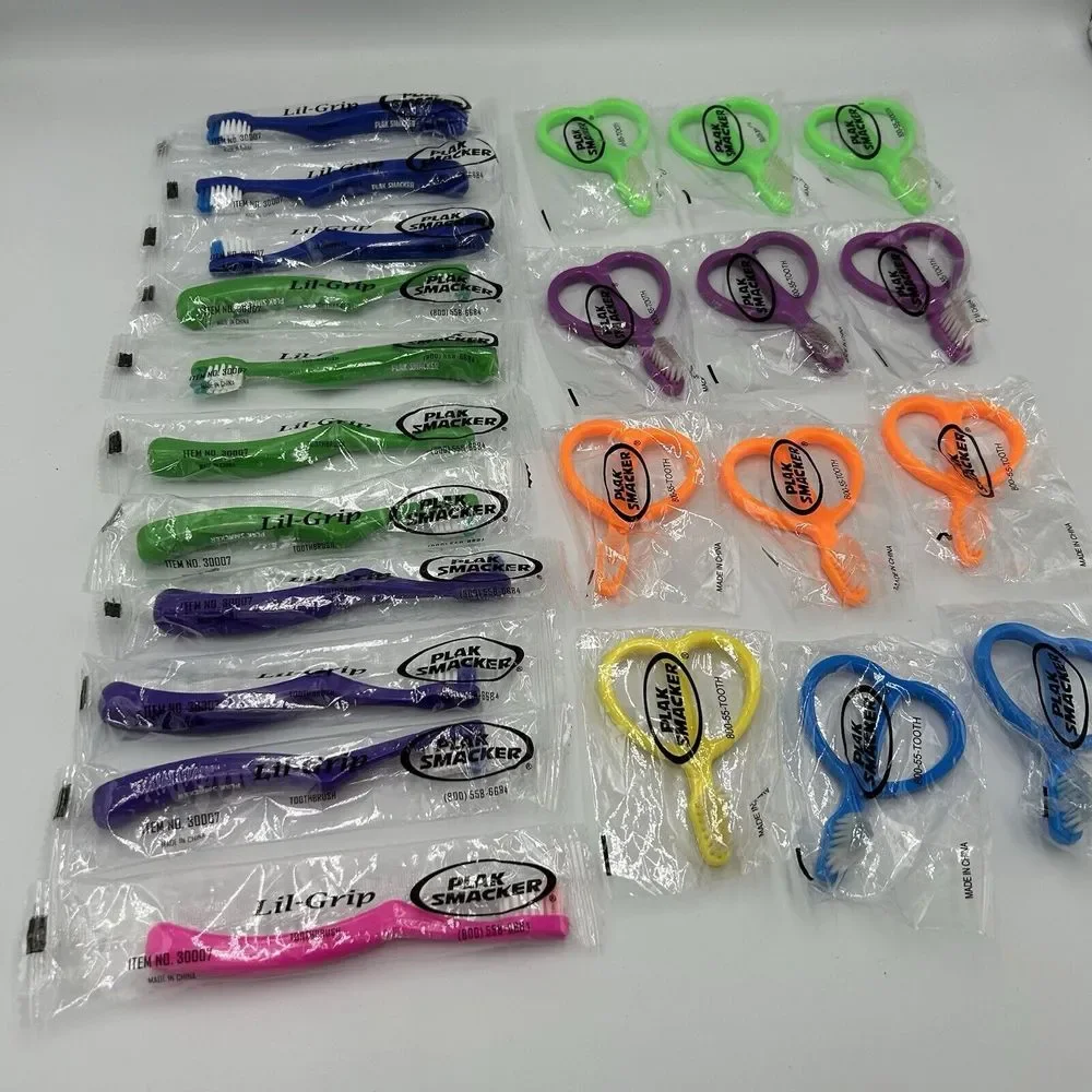 Plak Smacker Lil' Grip Kids & Infant‎ Toothbrushes 23 Included